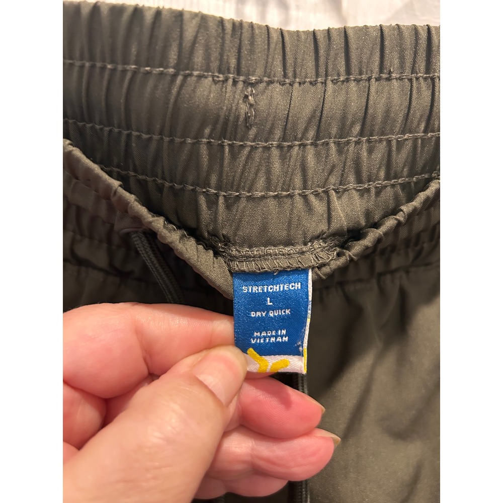 Old Navy StretchTech Cargo Joggers Womens Large Olive Green Quick Dry Activewear - Picture 6 of 6
